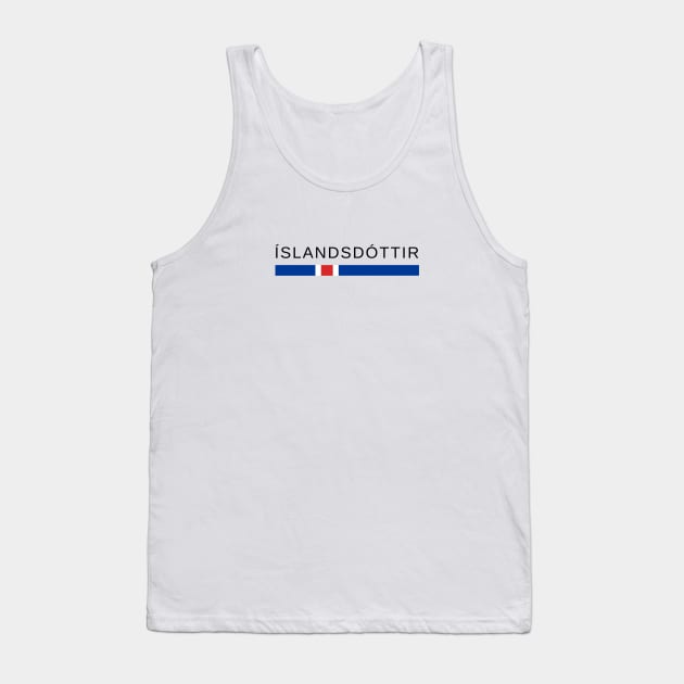 Iceland Islandsdottir Tank Top by icelandtshirts